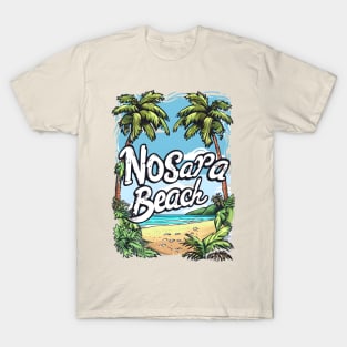 Escape to Nosara Beach: Tropical Landscape Art 🏖️ T-Shirt